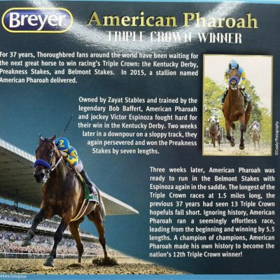 Breyer American Pharoah Triple Crown Winner Christmas Ornament