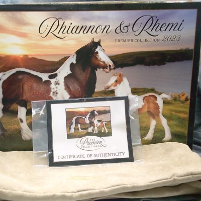 Breyer Rhiannon and Rhemi 2023 Premier Club Mare Foal Traditional Model Horse