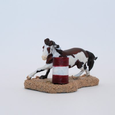 Micro Mini Maple Stirrup to Portrait of Lunatic Fringe by Hannah Goby