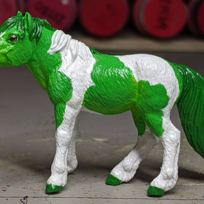 Lucky (Custom Safari Ltd. TOOB Standing Pony)